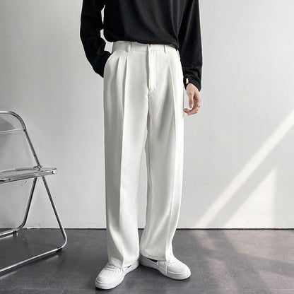 Chelsea Pleated Tailored Trousers - White
