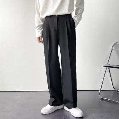 Chelsea Pleated Tailored Trousers - Black