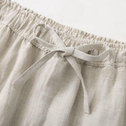 Amalfi Drawstring Linen Trousers