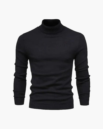 Aldridge Merino Turtleneck - Black