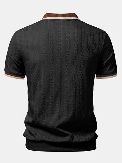 Marlow Zip Knit Polo