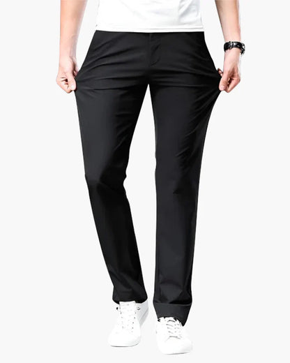 Bristol Slim Stretch Chinos - Black