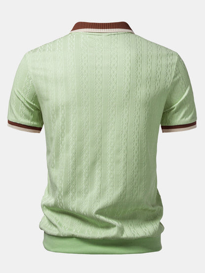 Marlow Zip Knit Polo