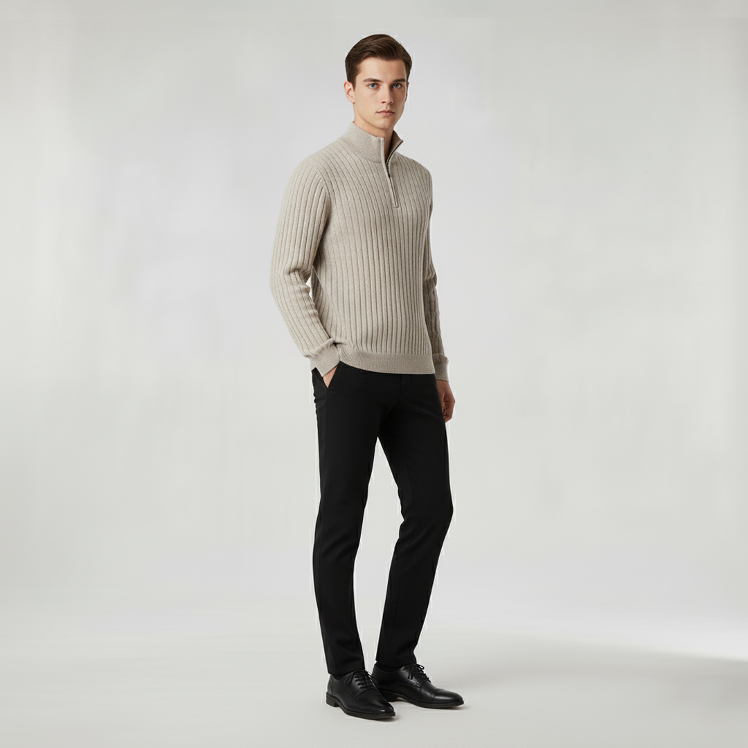 Ravenscourt High Collar Half-Zip