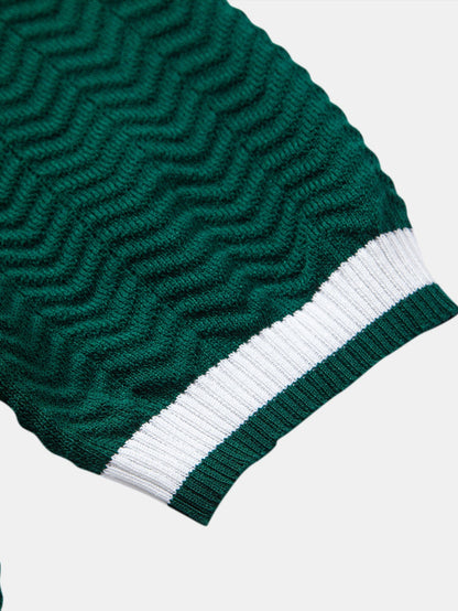 Harrow Textured Knit Polo