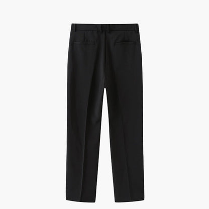Chelsea Pleated Tailored Trousers - Black