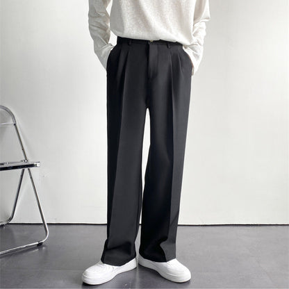 Chelsea Pleated Tailored Trousers - Black