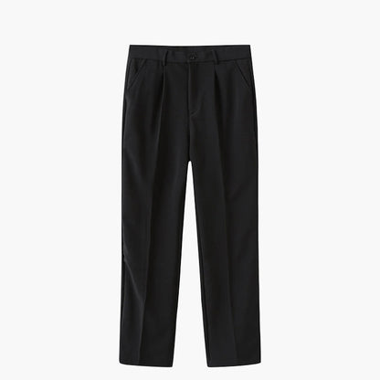 Chelsea Pleated Tailored Trousers - Black