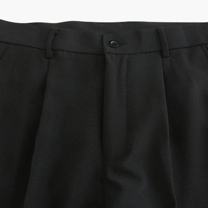 Chelsea Pleated Tailored Trousers - Black