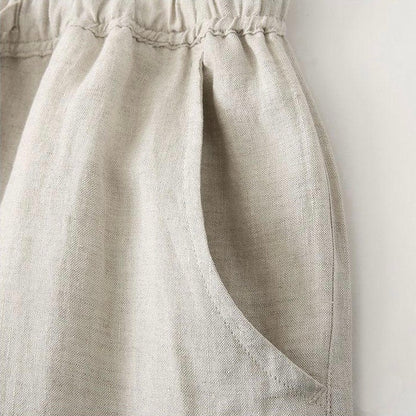 Amalfi Drawstring Linen Trousers