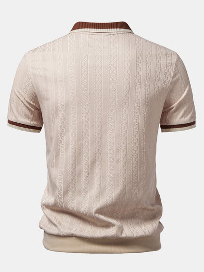 Marlow Zip Knit Polo