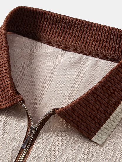Marlow Zip Knit Polo