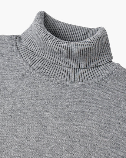 Aldridge Merino Turtleneck - Grey