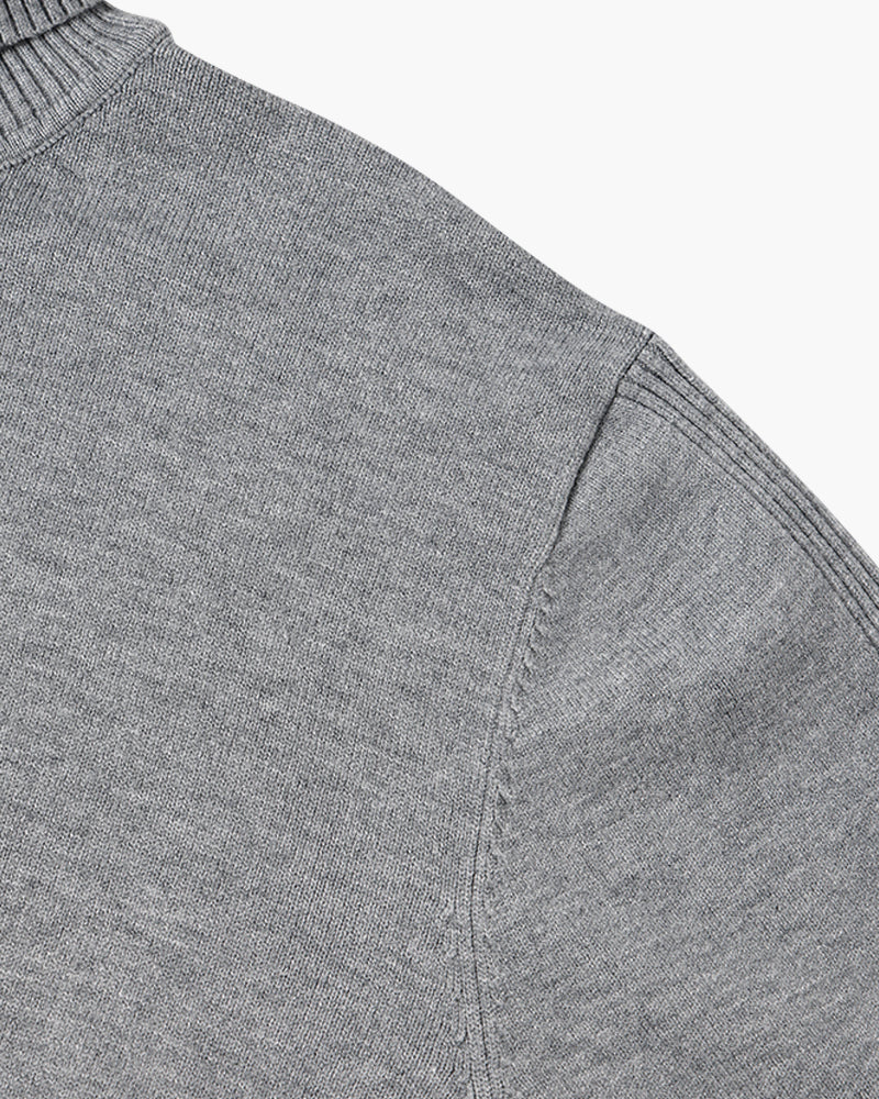 Aldridge Merino Turtleneck - Grey