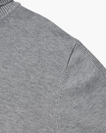 Aldridge Merino Turtleneck - Grey
