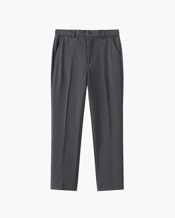 Oxford Classic Pleated Trousers - Gray